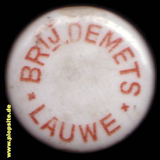 Bügelverschluss aus: Brouwerij Mouterij de Zwaan, Demets, Lauwe, Menen, Meenen, Belgien