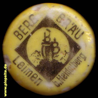 Picture of a ceramic Hutter stopper from: Berg Bräu, Leimen, Germany