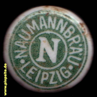 Picture of a ceramic Hutter stopper from: Brauerei C.W. Naumann, Leipzig, Germany