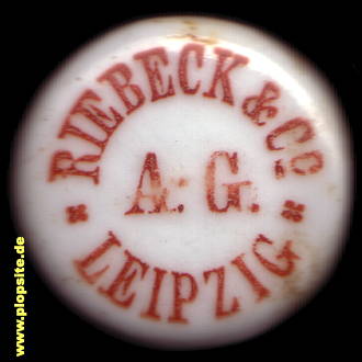 Bügelverschluss aus: Brauerei Riebeck, Leipzig, Deutschland