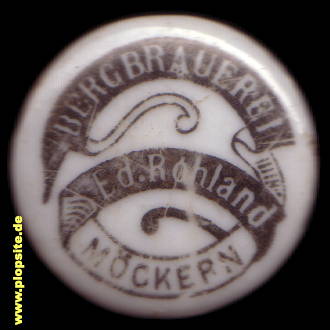 Bügelverschluss aus: Bergbrauerei Ed. Rohland, Möckern / Leipzig, Leipzig-Möckern, Deutschland