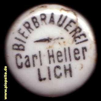 Bügelverschluss aus: Bierbrauerei Carl Heller, Lich / Hessen, Deutschland