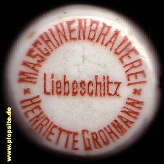 Bügelverschluss aus: Maschienenbrauerei Grohmann, Liebeschitz, Liběšice, Tschechien