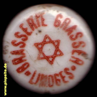 Bügelverschluss aus: Brasserie Grasser, Limoges, Frankreich