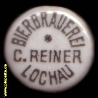Picture of a ceramic Hutter stopper from: Brauerei zum Adler, Carl Reiner, Lochau, Austria