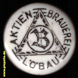 Bügelverschluss aus: Aktienbrauerei, Löbau, Loebau, Lubij, Deutschland