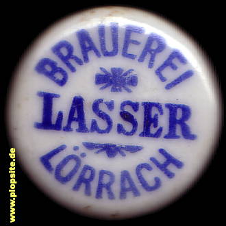 Bügelverschluss aus: Brauerei Lasser, Lörrach, Deutschland