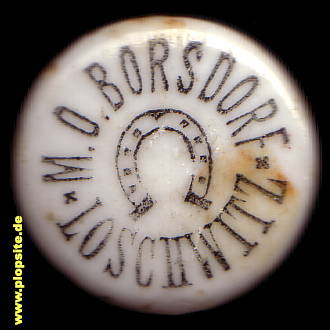 Bügelverschluss aus: Dampfbrauerei M. O. Borsdorf, Dresden - Loschwitz, Deutschland