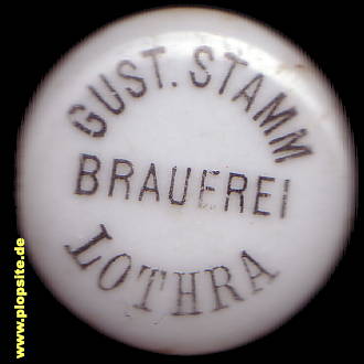 Bügelverschluss aus: Brauerei, Gustav Stamm, Lothra, Drognitz-Lothra, Deutschland