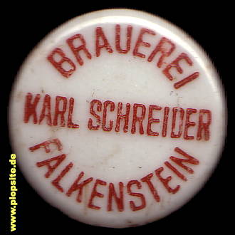 Bügelverschluss aus: Brauerei Schreider, Ludwigsstadt - Falkenstein, Deutschland