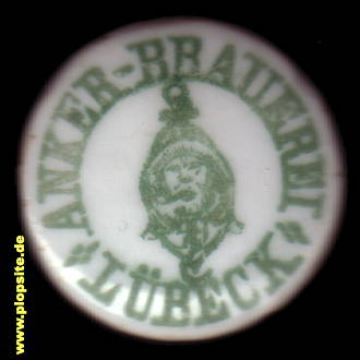 Picture of a ceramic Hutter stopper from: Anker Brauerei, Lübeck, Germany