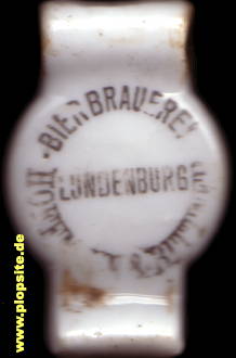 Bügelverschluss aus: Bierbrauerei Hoffmann & Bittner, Lundenburg, Břeclav, Tschechien