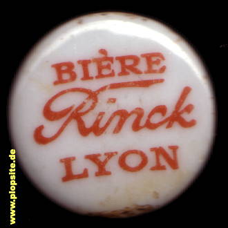 B�ügelverschluss aus: Brasserie J.J. Rinck & Cie., Lyon, Frankreich