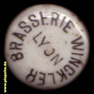 B�ügelverschluss aus: Brasserie Winckler, Lyon, Frankreich