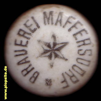 Bügelverschluss aus: Brauerei, Maffersdorf, Vratislavice nad Nisou, Liberec, Tschechien