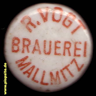 Bügelverschluss aus: Brauerei Richard Vogt, Mallmitz, Małomice, Polen