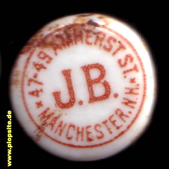 Obraz porcelany z: Manchester, NH, J. B. Amherstst,  US, unbekannt, USA