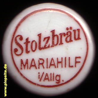 Bügelverschluss aus: Brauerei Stolz Stolzbräu, Eisenberg, Deutschland