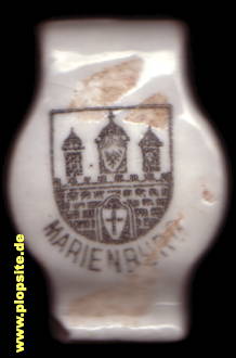 Obraz porcelany z: Marienburg, Wappen,  PL, unbekannt, Polska