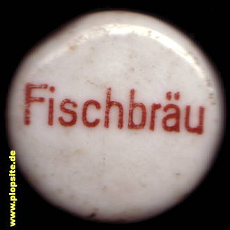Picture of a ceramic Hutter stopper from: Fischbräu, Massing, Germany