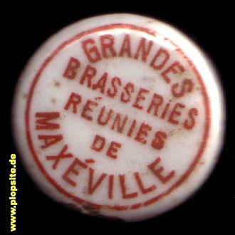 Bügelverschluss aus: Grandes Brasseries de Réunies de Maxéville S.A., Maxéville, Frankreich