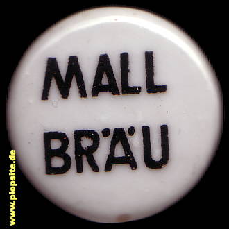 Picture of a ceramic Hutter stopper from: Mall Bräu, Meckesheim, Germany