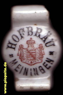 Picture of a ceramic Hutter stopper from: Hofbräu, Meiningen, Germany