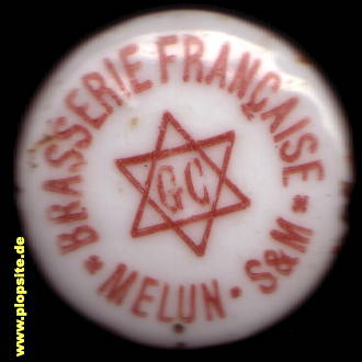 Bügelverschluss aus: Grandes Brasserie Françaises Associées, Melun, Frankreich