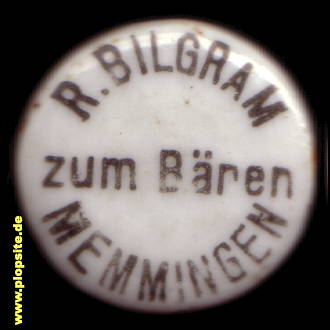 Bügelverschluss aus: Brauerei zum goldenen Bären, Robert Bilgram, Memmingen, Deutschland