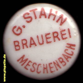 Bügelverschluss aus: Brauerei G. Stahn, Meschenbach Untersiemau, Deutschland