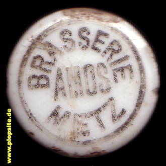 Bügelverschluss aus: Brasserie Amos S.A., Metz, Frankreich