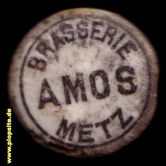 Bügelverschluss aus: Brasserie Amos S.A., Metz, Frankreich