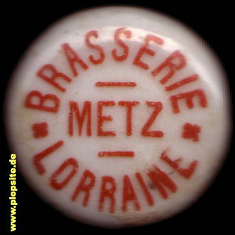 Bügelverschluss aus: Brasserie Lorraine S.A., Metz, Frankreich