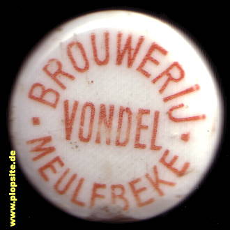 Bügelverschluss aus: Brouwerij Vondel, Meulebeke, Belgien