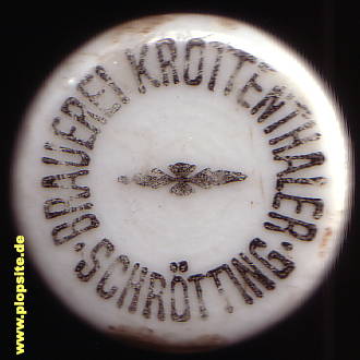 Bügelverschluss aus: Brauerei Krottenthaler, Michelsneukirchen - Schrötting, Deutschland