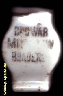 Picture of a ceramic Hutter stopper from: Browar / Brauerei, Miłosław, Miłosław, Liebenstädt, Poland