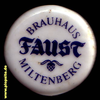 Bügelverschluss aus: Brauhaus Faust, Miltenberg, Deutschland