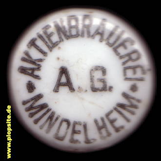 Bügelverschluss aus: Aktienbrauerei AG, Mindelheim, Deutschland