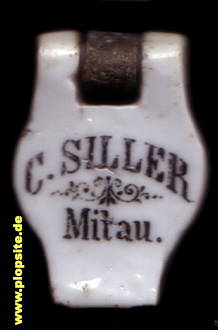 Bügelverschluss aus: Brauerei C. Siller, Mitau, Jelgava, Lettland