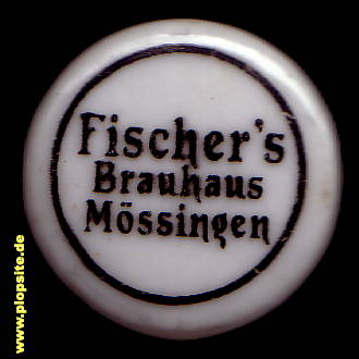 Picture of a ceramic Hutter stopper from: Fischers Brauhaus, Mössingen, Germany