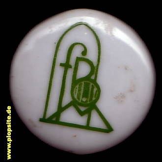 Picture of a ceramic Hutter stopper from: Brauerei Felsenkeller, Monschau, Germany