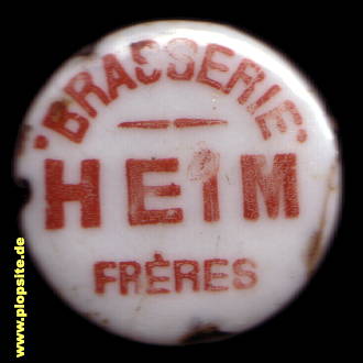 Bügelverschluss aus: Brasserie Heim Frères, Montauban, Frankreich