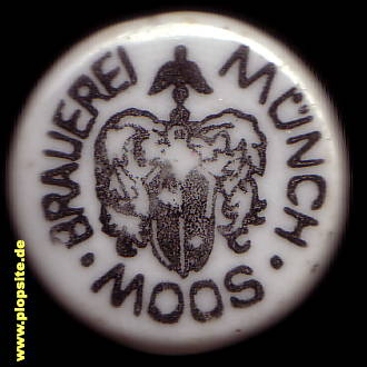 Picture of a ceramic Hutter stopper from: Brauerei Münch, Moos, Tüßling, Germany