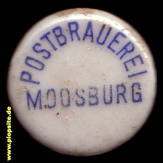 Picture of a ceramic Hutter stopper from: Postbrauerei, Moosburg / Isar, Germany