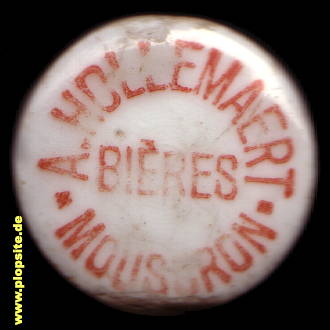 Obraz porcelany z: Mouscron, A. Hollemaert Bières,  BE, unbekannt, Belgia