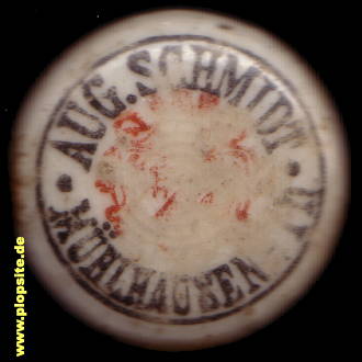 Bügelverschluss aus: Thuringia Brauerei, Åugust Schmidt, Mühlhausen / Thüringen, Deutschland