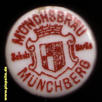 Picture of a ceramic Hutter stopper from: Mönchsbräu, Münchberg, Germany