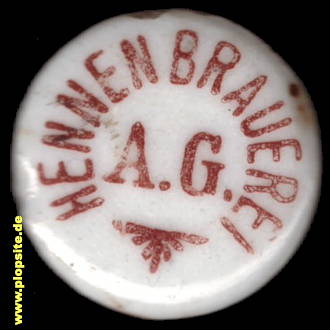 Bügelverschluss aus: Hennenbrauerei AG, Naumburg / Saale, Deutschland