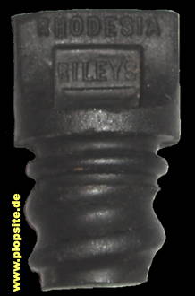 Picture of a ceramic Hutter stopper from: Rhodesia Breweries Ltd., Ndola, Zambia