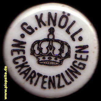 Bügelverschluss aus: Brauerei Knöll, Neckartenzlingen, Deutschland